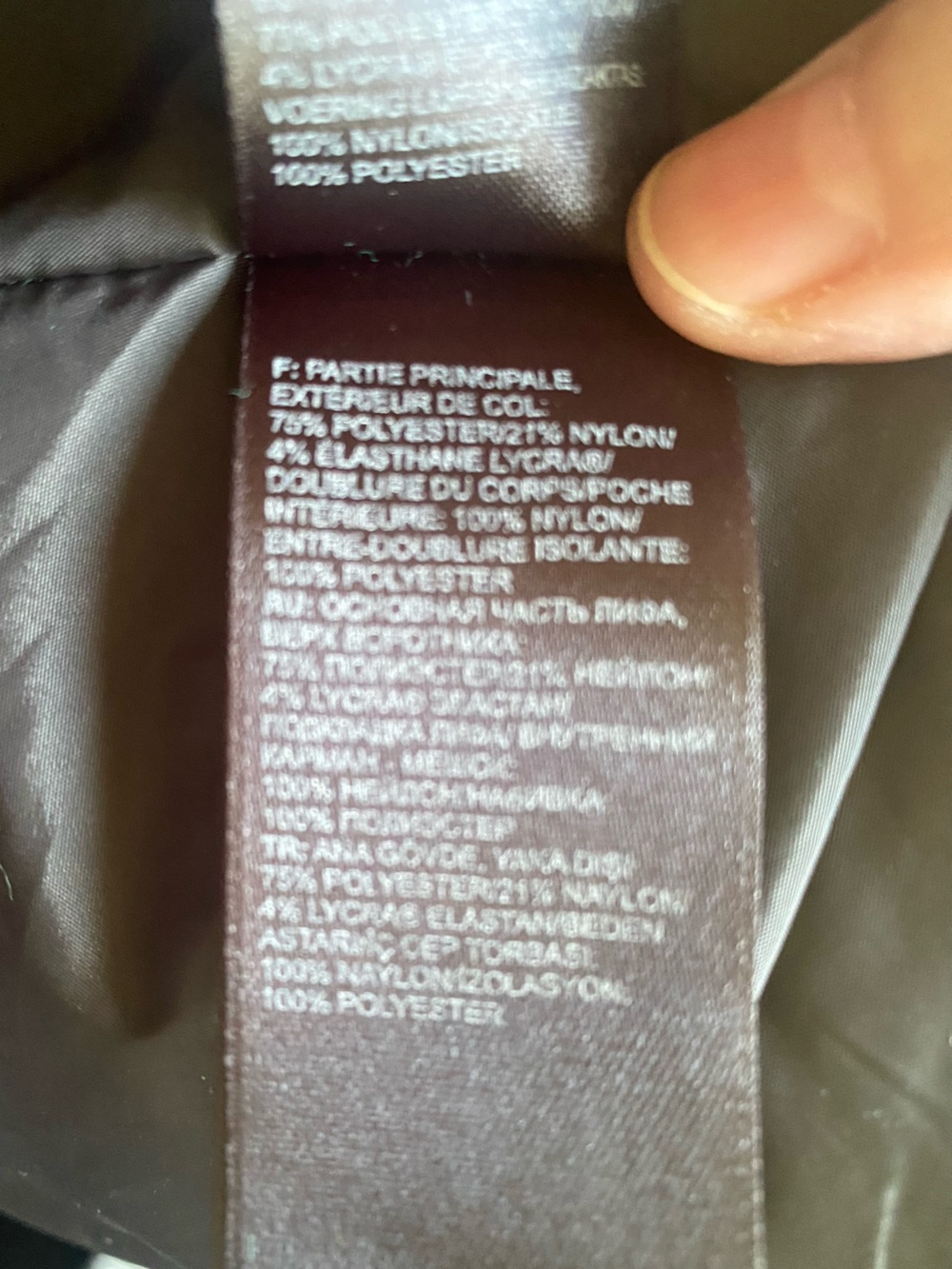 THE NORTH FACE PSEUDIO HEATHER GREY QUILTED VEST - Picture 12 of 16
